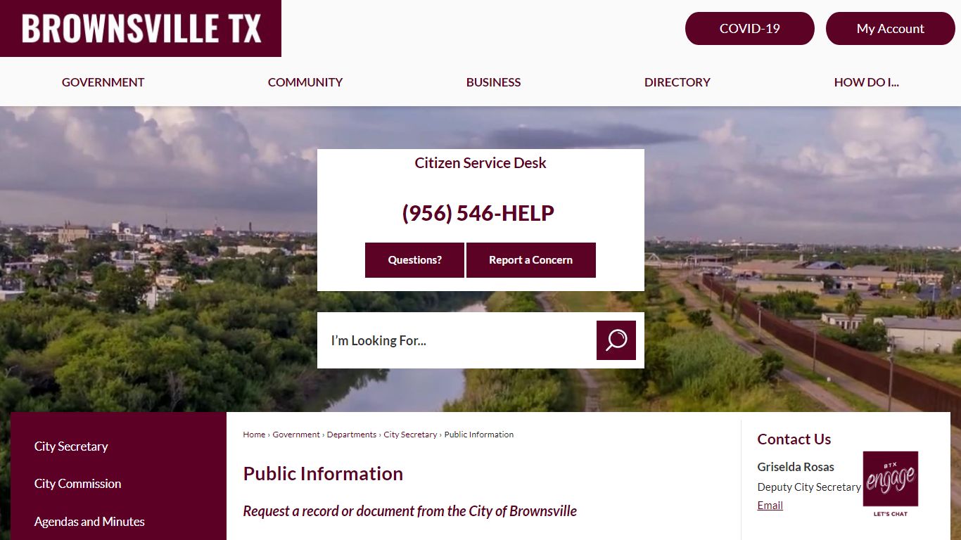 Public Information | Brownsville, TX